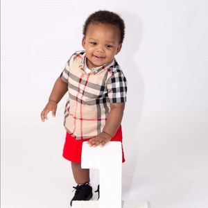 Burberry button up shirt